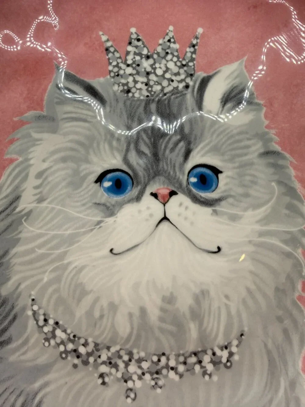 Pier 1 Party Cats Collection Ceramic Salad Plate